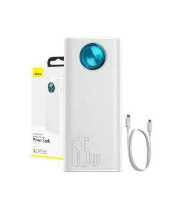 Powerbank Baseus Amblight 30000mAh, 4xUSB, USB-C, 65W (white)