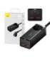 Baseus GaN3 Pro wall charger / powerstrip 2xUSB + 2xUSB-C + AC, 100W (black)