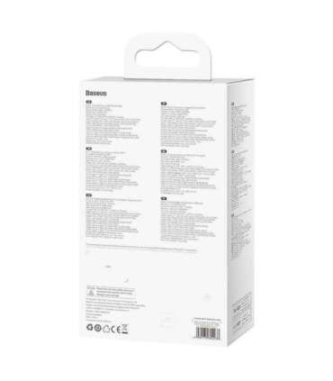 Baseus GaN3 Pro wall charger / powerstrip 2xUSB + 2xUSB-C + AC, 100W (black)