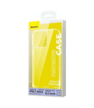 Baseus SuperCeramic Transparent Glass Case and Tempered Glass set for iPhone 14 Plus