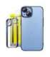 Baseus Glitter Transparent Case and Tempered Glass set for iPhone 14 Plus (blue)