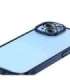 Baseus Glitter Transparent Case and Tempered Glass set for iPhone 14 Plus (blue)