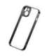 Baseus Glitter Transparent Case and Tempered Glass set for iPhone 14 Plus (black)