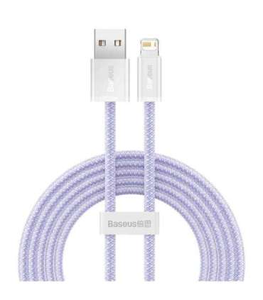 USB cable for Lightning Baseus Dynamic 2 Series, 2.4A, 2m (purple)