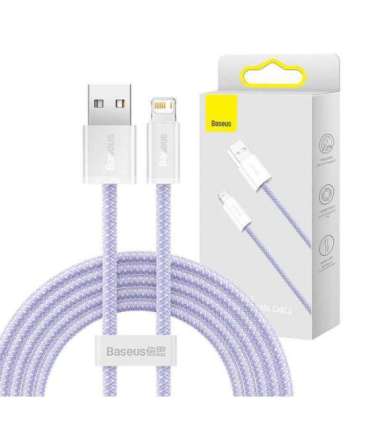 USB cable for Lightning Baseus Dynamic 2 Series, 2.4A, 2m (purple)