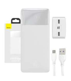 Powerbank Baseus Bipow 30000mAh, 15W (white)