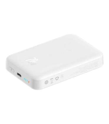 Powerbank Baseus Magnetic, 10000mAh, USB-C 20W, MagSafe (white)