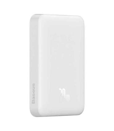 Powerbank Baseus Magnetic, 10000mAh, USB-C 20W, MagSafe (white)