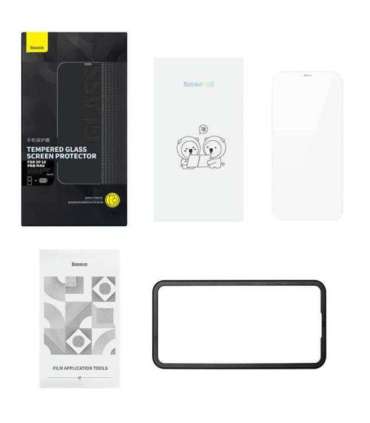 Baseus Schott HD Tempered Glass with dust filter 0.3mm for iPhone 12 Pro Max