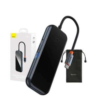 Adapter 4w1 Baseus Hub USB-C na 4xUSB 3.0 (Dark Grey)