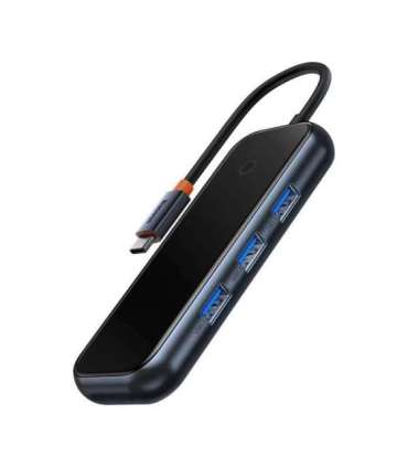 Adapter 4w1 Baseus Hub USB-C na 4xUSB 3.0 (Dark Grey)