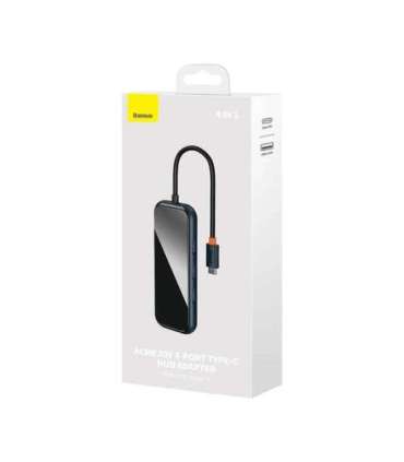 Adapter 4w1 Baseus Hub USB-C na 4xUSB 3.0 (Dark Grey)