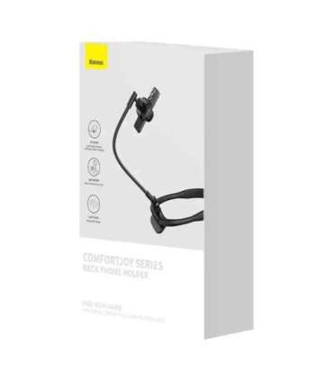 Neck Phone Holder Baseus ComfortJoy (black)
