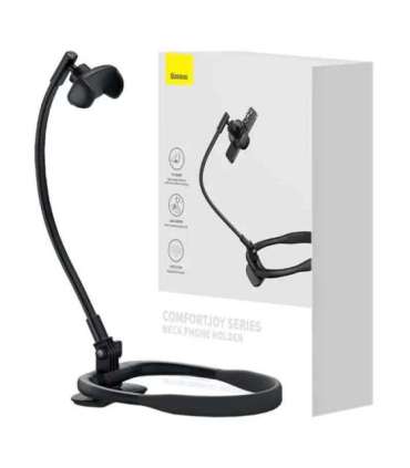 Neck Phone Holder Baseus ComfortJoy (black)