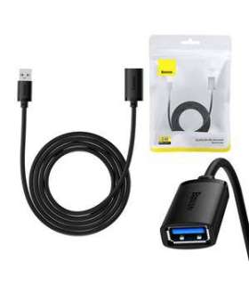 USB 3.0 Extension cable Baseus male to female, AirJoy Series, 2m (black)