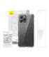 Case Baseus Crystal Series for iPhone 11 pro max (clear) + tempered glass + cleaning kit