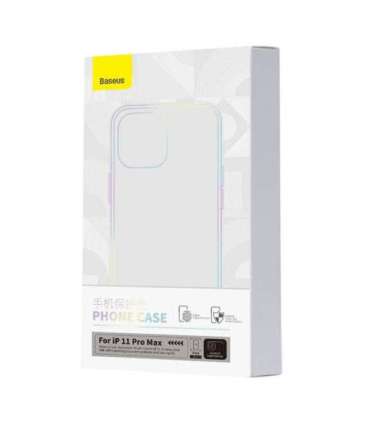 Case Baseus Crystal Series for iPhone 11 pro max (clear) + tempered glass + cleaning kit