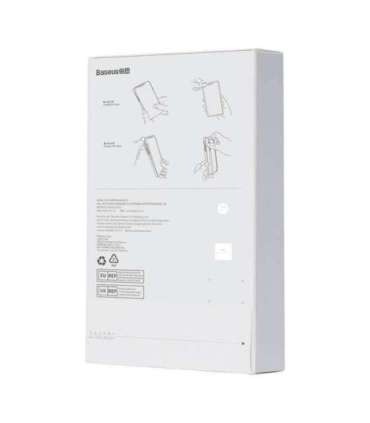 Case Baseus Crystal Series for iPhone 11 pro max (clear) + tempered glass + cleaning kit