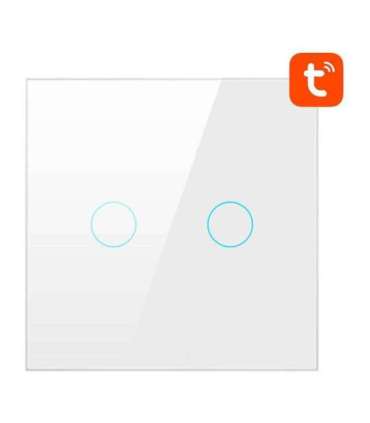 Smart Light Switch WiFi Avatto TS02-EU-W2 2 Way TUYA (white)