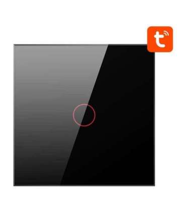 Smart Light Switch ZigBee Avatto ZTS02-EU-B1 1 Way TUYA (black)