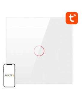 Smart Light Switch ZigBee Avatto LZTS02-EU-W1 1 Way No Neutral TUYA (white)