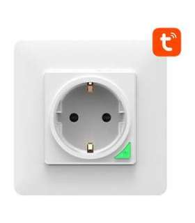 Smart WiFi Wall Socket Avatto N-WOT10-EU-W TUYA (white)