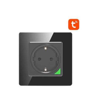 Smart WiFi Wall Socket Avatto N-WOT10-EU-B TUYA (black)