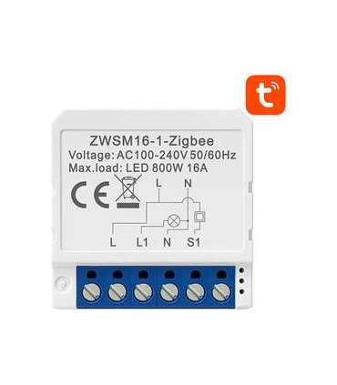 Smart Switch Module ZigBee Avatto ZWSM16-W1 TUYA