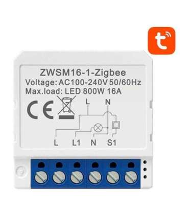 Smart Switch Module ZigBee Avatto ZWSM16-W1 TUYA