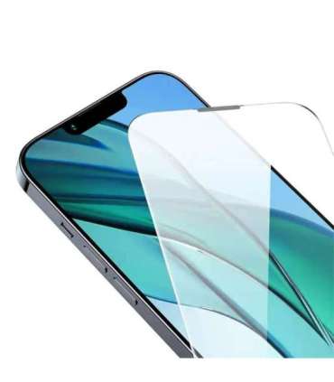 Tempered Glass Baseus Corning for iPhone 13/13 Pro/14 with built-in dust filter