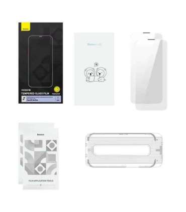 Tempered Glass Baseus Corning for iPhone 14 Pro with built-in dust filter
