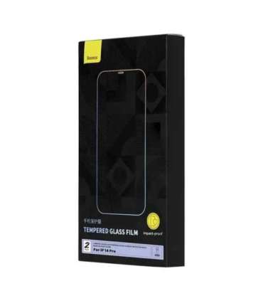 Tempered Glass Baseus Corning for iPhone 14 Pro with built-in dust filter