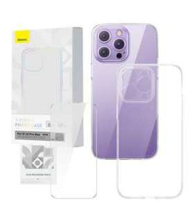 Transparent Case and Tempered Glass set Baseus Corning for iPhone 14 Pro Max