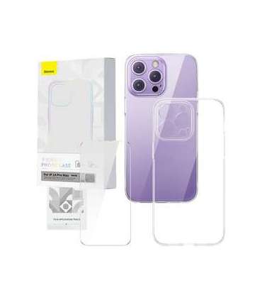 Transparent Case and Tempered Glass set Baseus Corning for iPhone 14 Pro Max