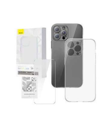 Transparent Case and Tempered Glass set Baseus Corning for iPhone 14 Pro
