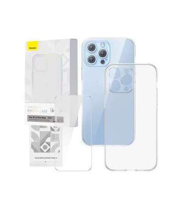 Transparent Case and Tempered Glass set Baseus Corning for iPhone 13 Pro Max