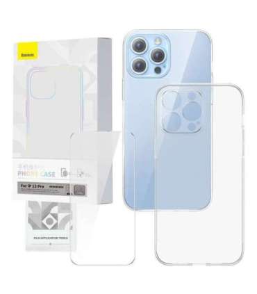 Transparent Case and Tempered Glass set Baseus Corning for iPhone 13 Pro
