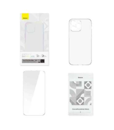 Transparent Case and Tempered Glass set Baseus Corning for iPhone 12 Pro Max