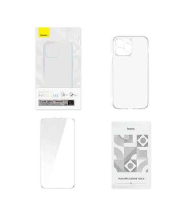 Transparent Case and Tempered Glass set Baseus Corning for iPhone 12 Pro