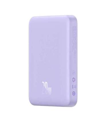 Powerbank Baseus Magnetic Mini 10000mAh, USB-C  20W MagSafe (purple)