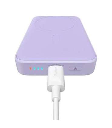 Powerbank Baseus Magnetic Mini 10000mAh, USB-C  20W MagSafe (purple)