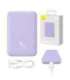 Powerbank Baseus Magnetic Mini 10000mAh, USB-C  20W MagSafe (purple)