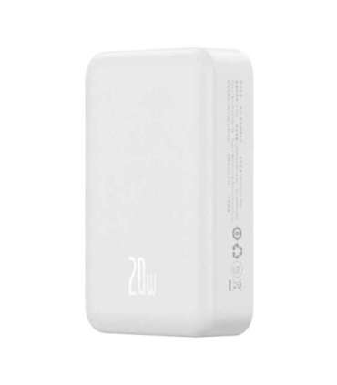 Powerbank Baseus Magnetic Mini 20000mAh, USB-C 20W MagSafe (white)