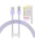 Fast Charging cable Baseus USB-A to Lightning Explorer Series 1m 2.4A (purple)
