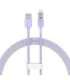 Fast Charging cable Baseus USB-A to Lightning Explorer Series 1m 2.4A (purple)