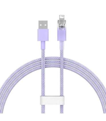 Fast Charging cable Baseus USB-A to Lightning Explorer Series 1m 2.4A (purple)
