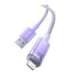 Fast Charging cable Baseus USB-A to Lightning Explorer Series 1m 2.4A (purple)