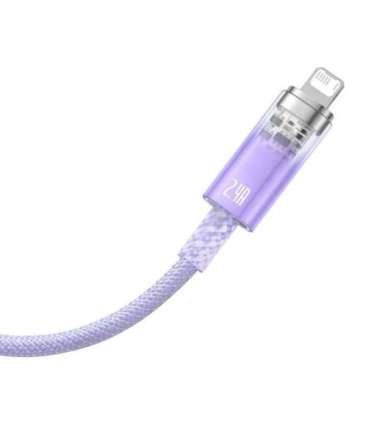 Fast Charging cable Baseus USB-A to Lightning Explorer Series 1m 2.4A (purple)