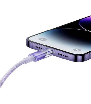 Fast Charging cable Baseus USB-A to Lightning Explorer Series 1m 2.4A (purple)