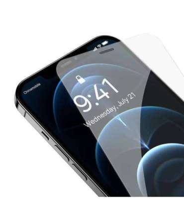 Tempered Glass Baseus 0.4mm Iphone 12 Pro  MAX + cleaning kit